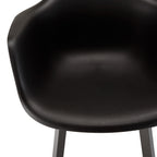 Malo - Lot De 6 Fauteuils Jardin - Noir