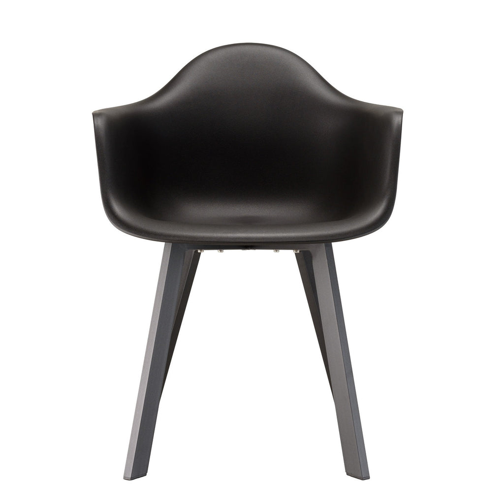 Malo - Lot De 6 Fauteuils Jardin - Noir