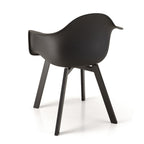 Malo - Lot De 6 Fauteuils Jardin - Noir