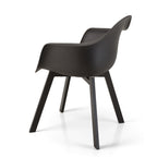 Malo - Lot De 6 Fauteuils Jardin - Noir