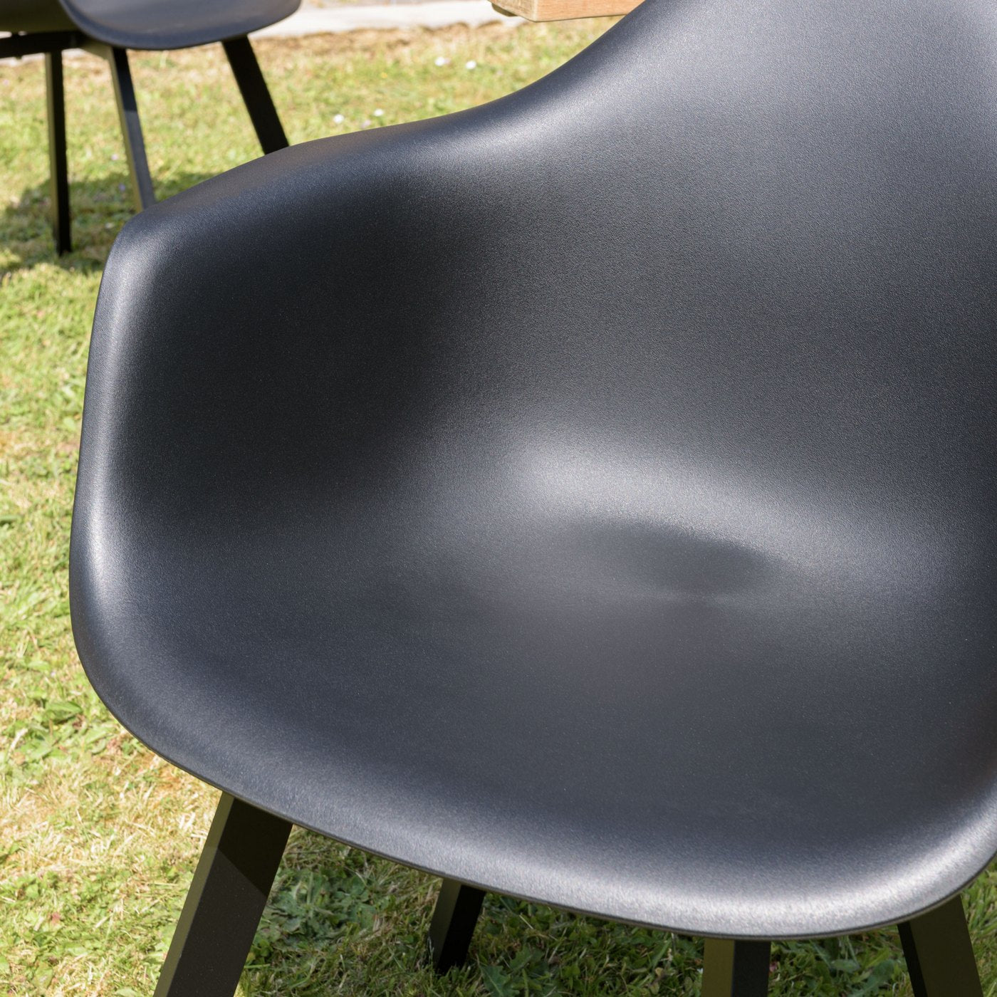 Malo - Lot De 6 Fauteuils Jardin - Noir