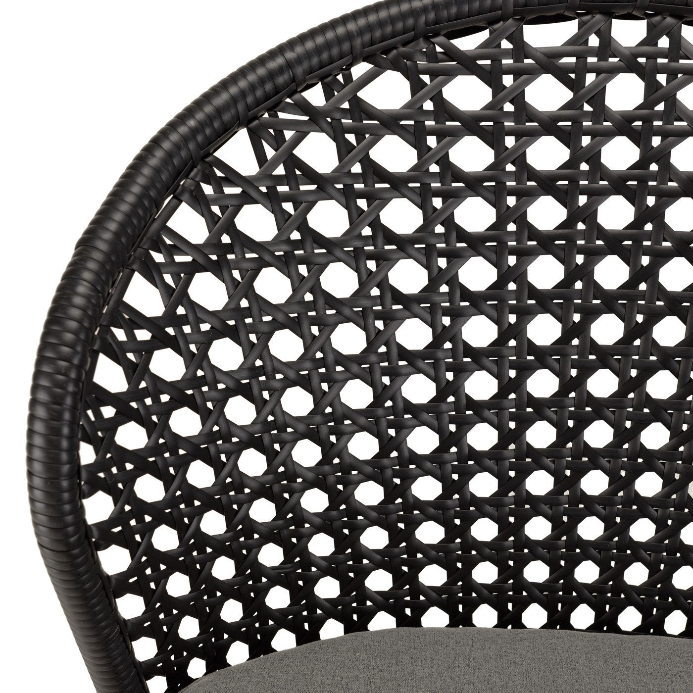 Malo - Lot De 2 Chaises Jardin - Noir/Gris