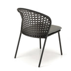 Malo - Lot De 2 Chaises Jardin - Noir/Gris