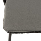Malo - Lot De 2 Chaises Jardin - Noir/Gris