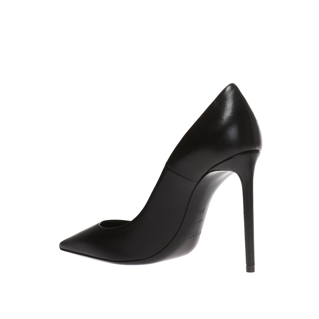 Escarpins Saint Laurent Zoè Leather - Black - Femme