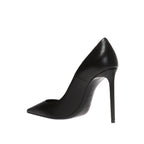 Escarpins Saint Laurent Zoè Leather - Black - Femme