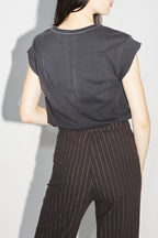 Le Pantalon Yves Chocolat Lines Goldblue