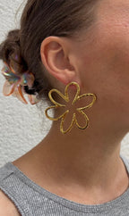 Boucles D'Oreilles Huge Flower