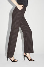 Le Pantalon Yves Chocolat Lines Goldblue