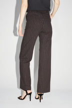 Le Pantalon Yves Chocolat Lines Goldblue