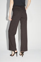 Le Pantalon Yves Chocolat Lines Goldblue