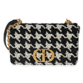 Christian Dior Caro Bag Macro-Houndstooth Fabric Medium