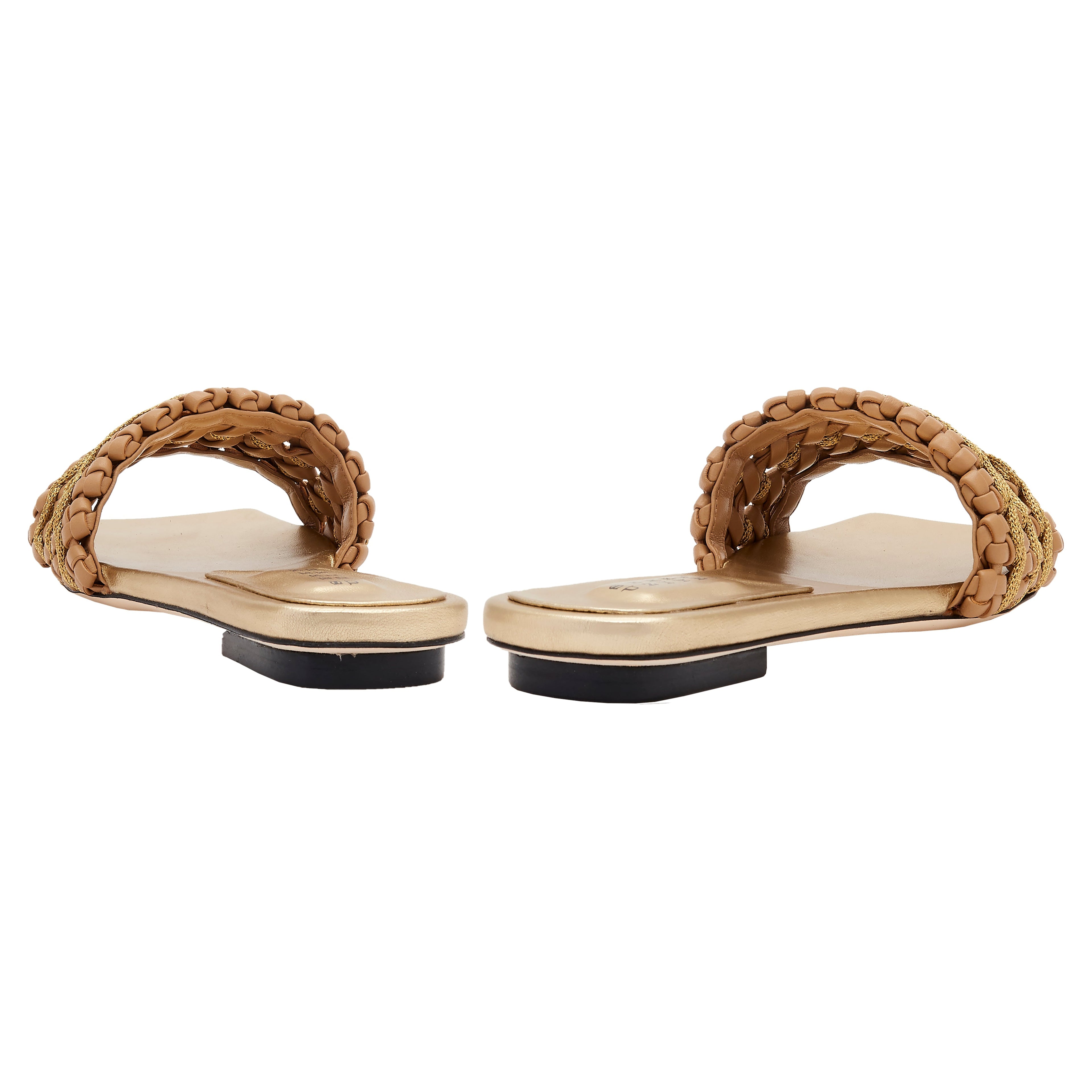 Aurnia Gold-Latte Sandal