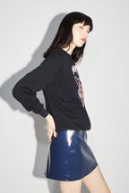 Le Sweatshirt Eddie Broderie Leo Black