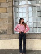 Blouse Vichy Col Claudine Anaëlle