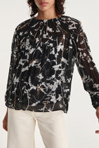The Kooples - Top Noir Et Blanc - Femme