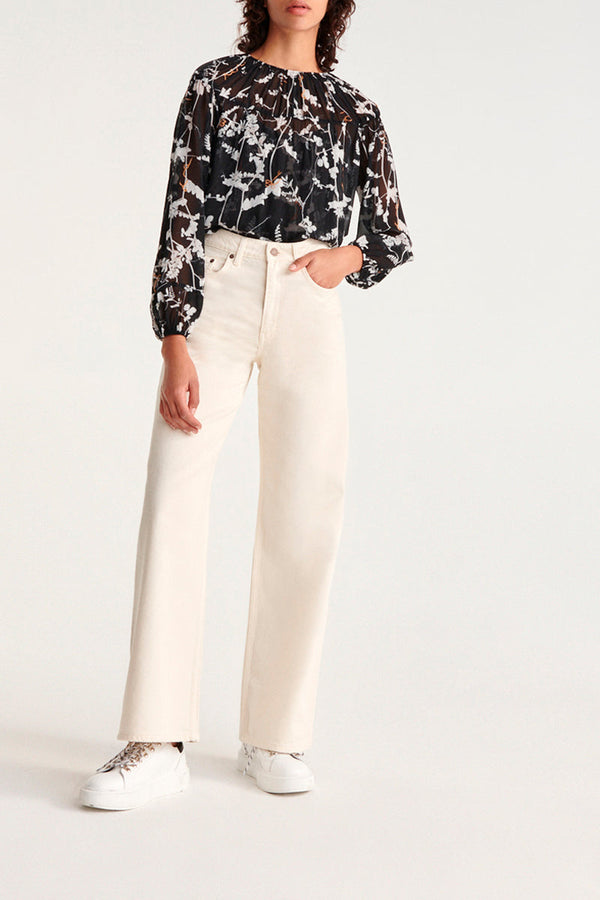 The Kooples - Top Noir Et Blanc - Femme