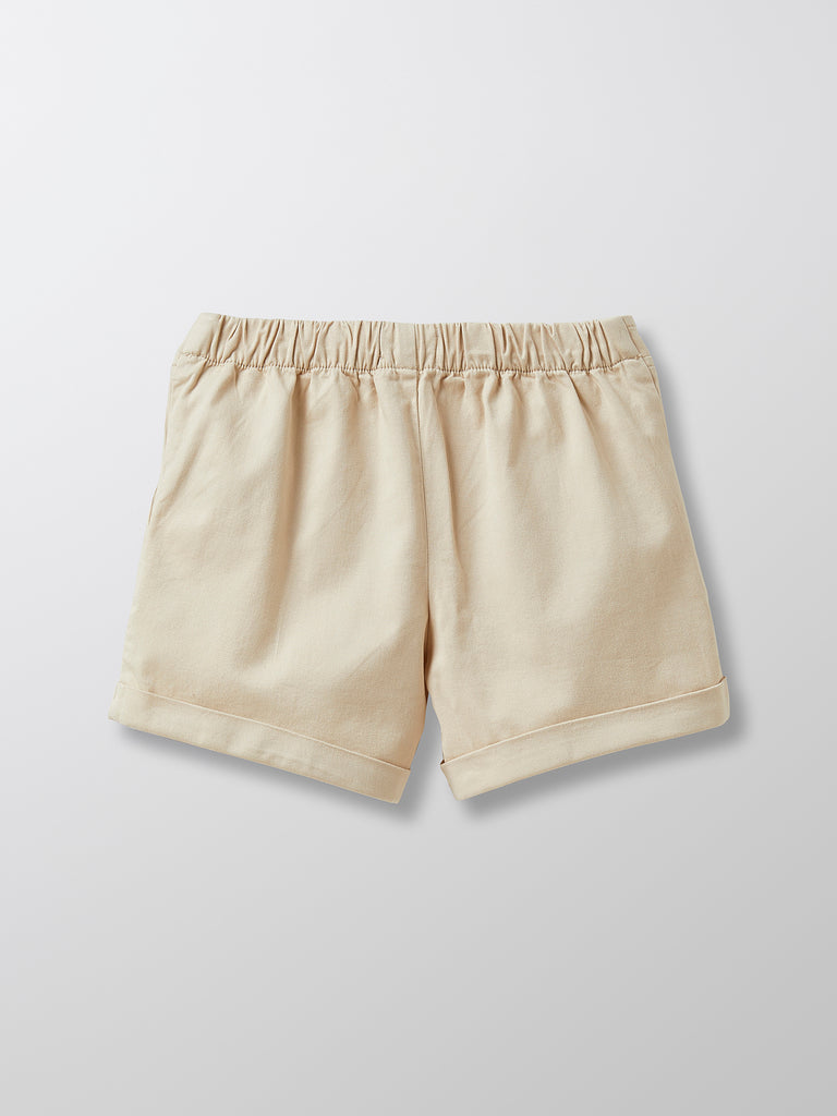Cyrillus - Short Essentiel - Beige Clair Uni - Fille