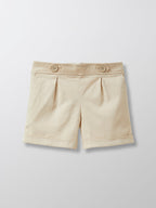 Cyrillus - Short Essentiel - Beige Clair Uni - Fille