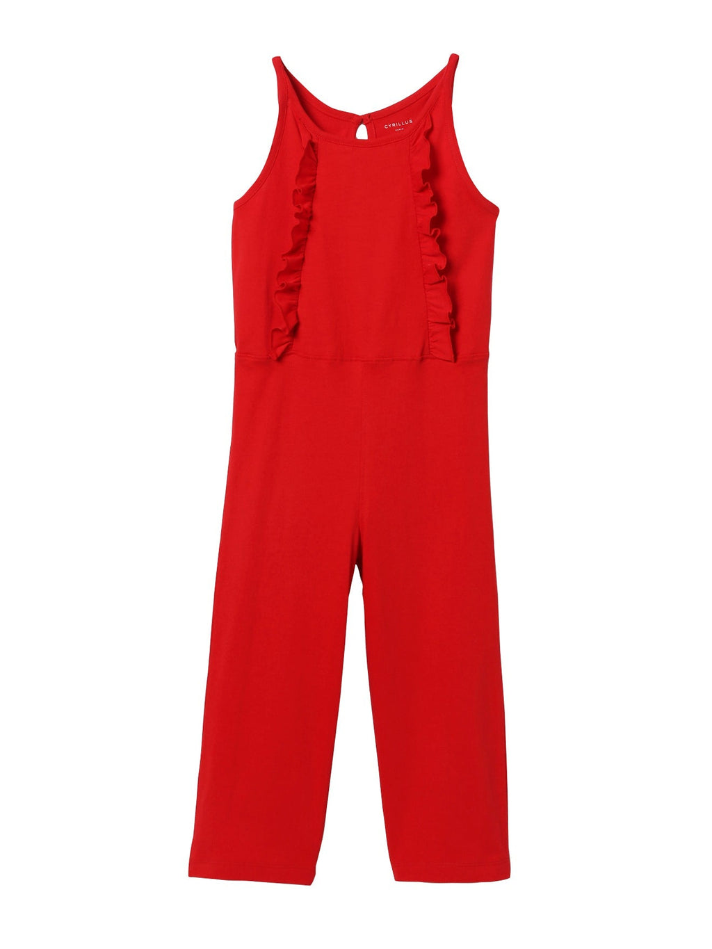 Combinaison Fine Bret - Rouge Vif Uni - Fille