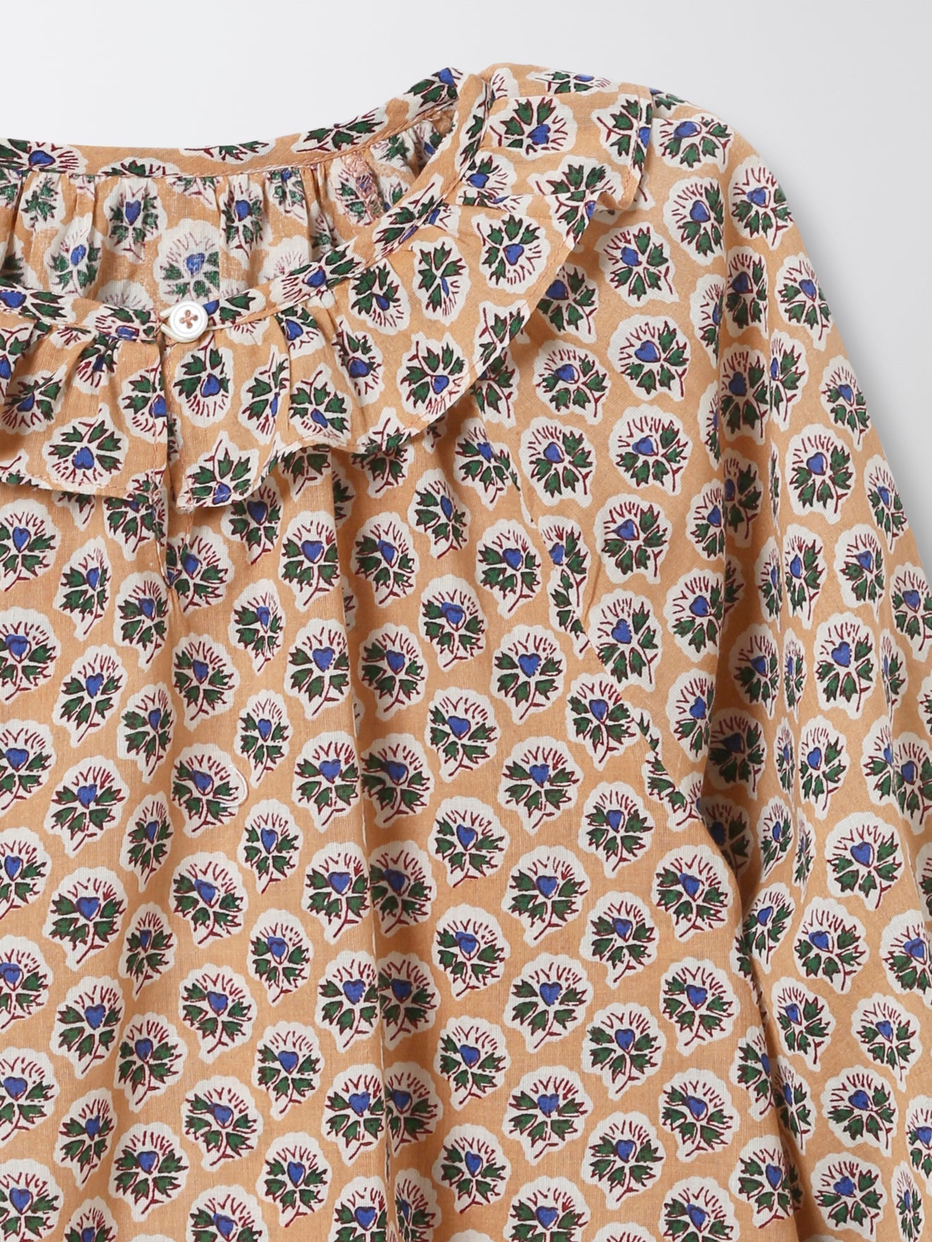 Blouse Jamini - Beige Clair Imprime - Fille