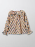 Blouse Jamini - Beige Clair Imprime - Fille