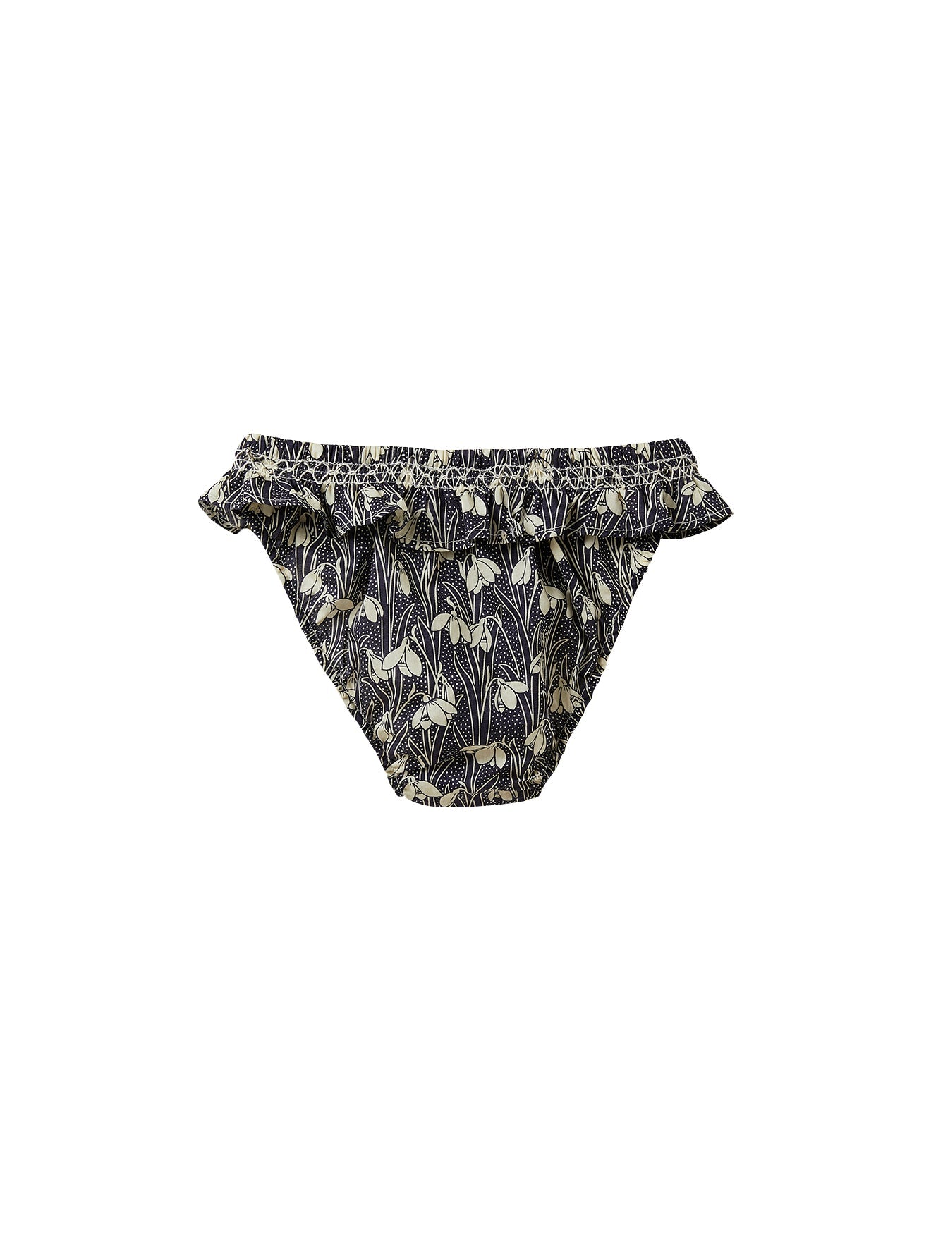 Culotte À Smock - Noir Imprime - Fille