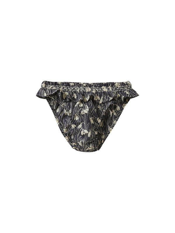 Culotte À Smock - Noir Imprime - Fille