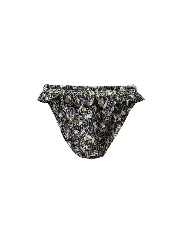 Culotte À Smock - Noir Imprime - Fille