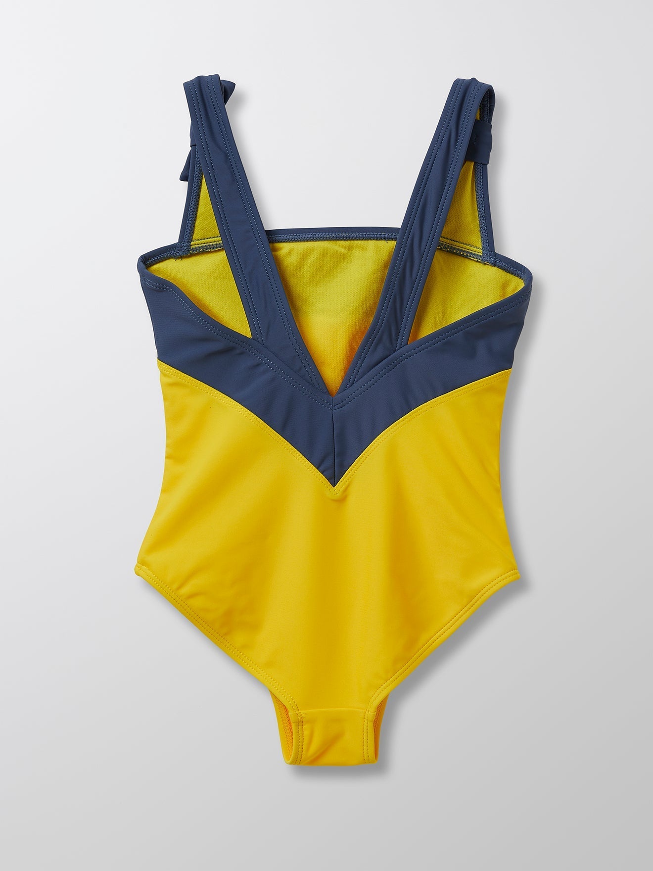 Maillot Une Pièces Bandeau - Bleu Moyen Multicolore - Fille
