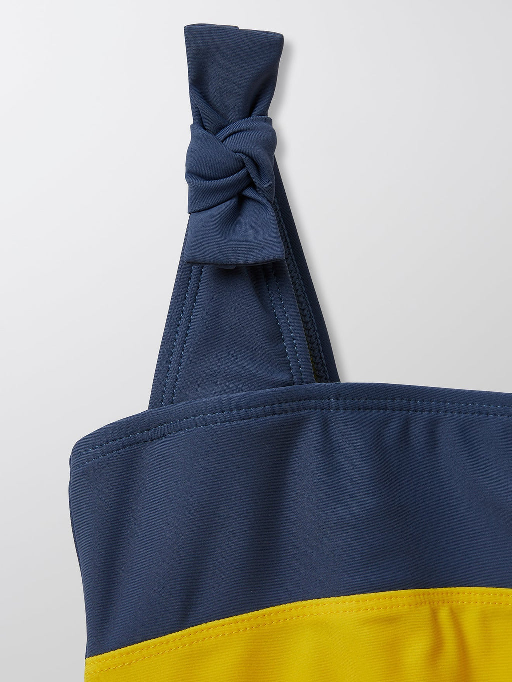 Maillot Une Pièces Bandeau - Bleu Moyen Multicolore - Fille