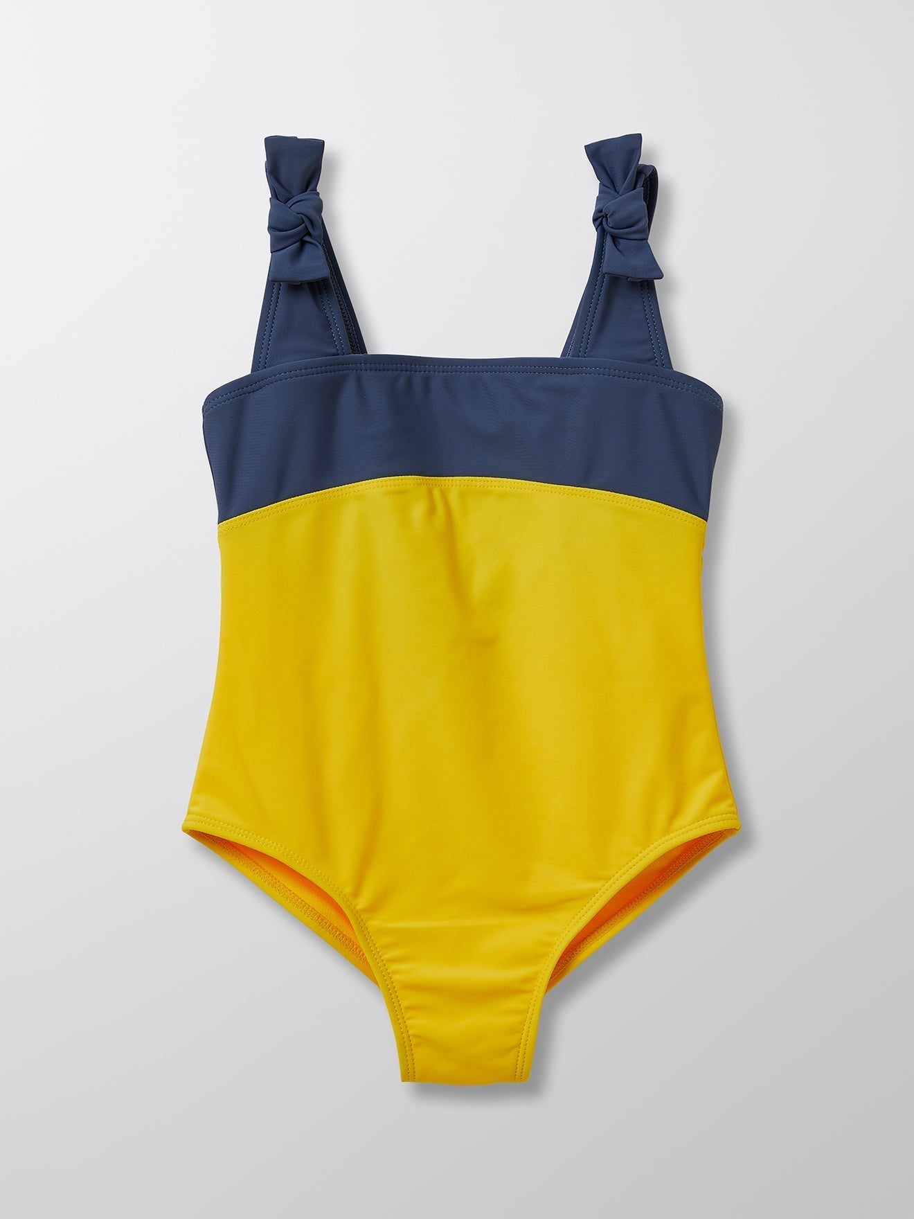 Maillot Une Pièces Bandeau - Bleu Moyen Multicolore - Fille