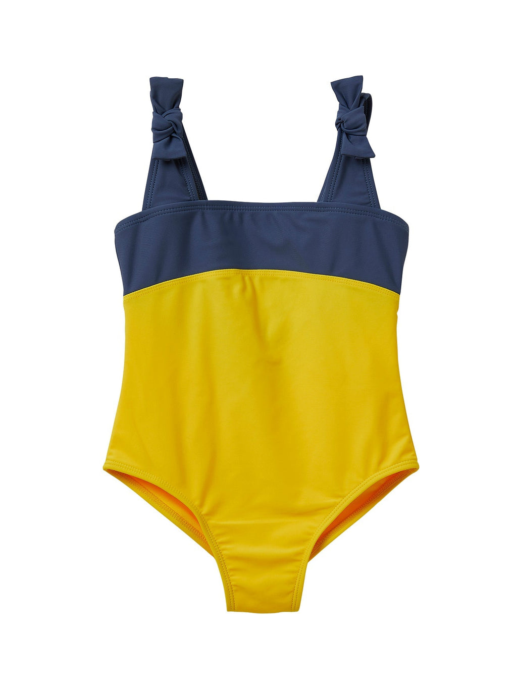 Maillot Une Pièces Bandeau - Bleu Moyen Multicolore - Fille