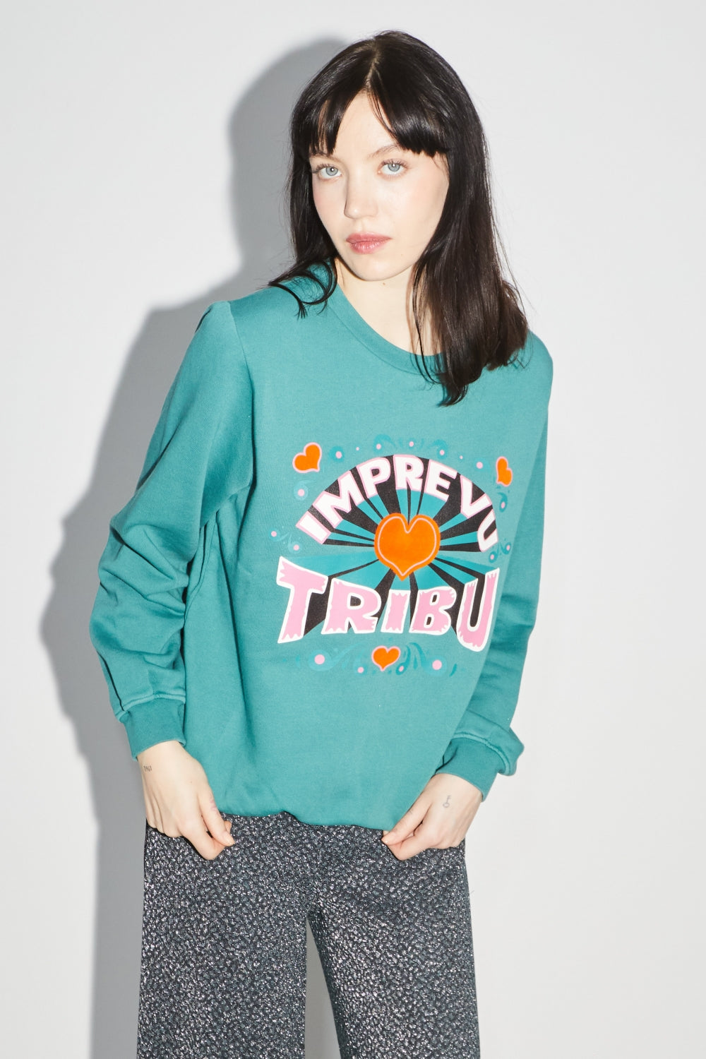 Le Sweatshirt Eddie Imprevu Tribu Green