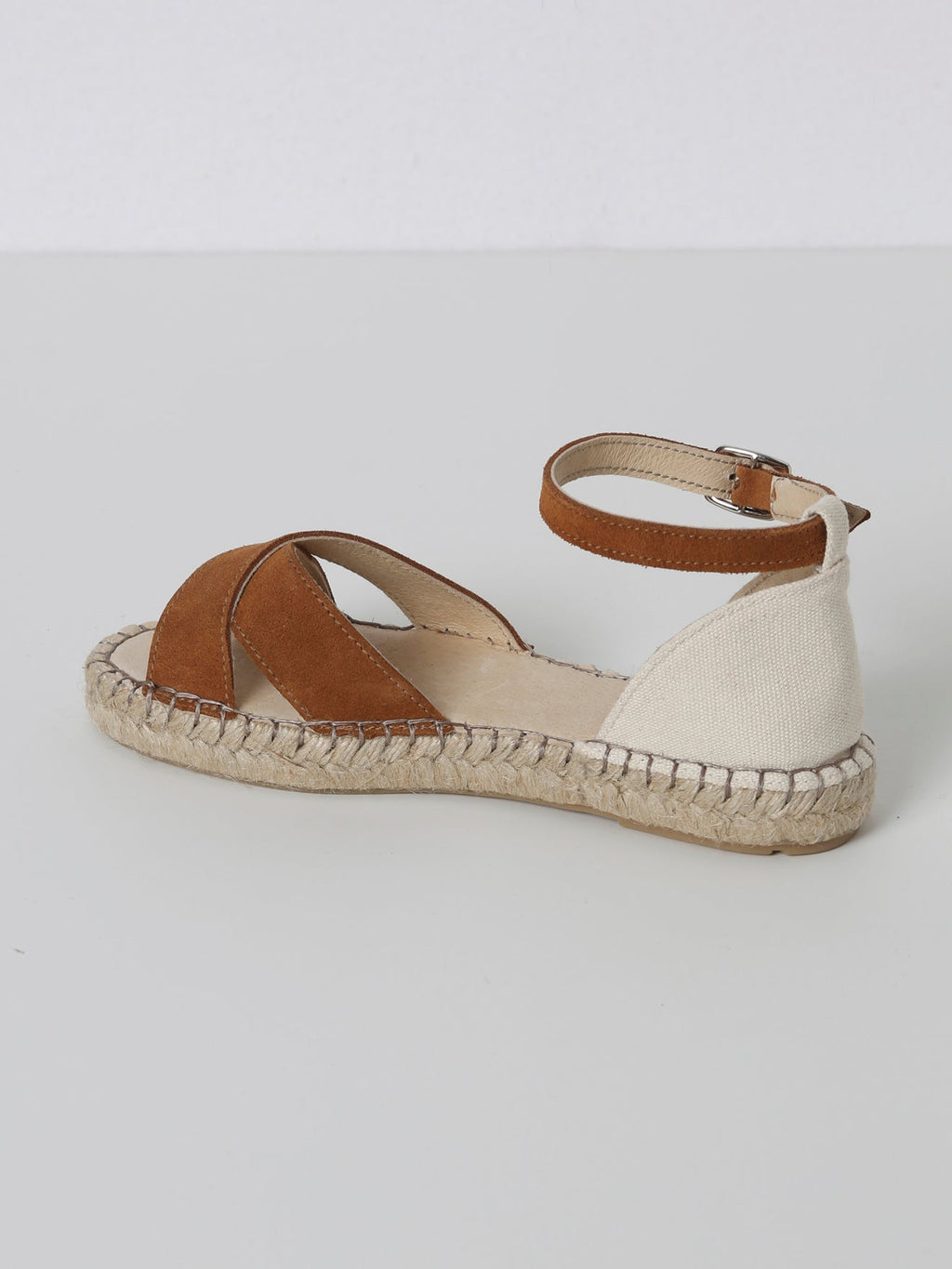 Espadrille - Marron Clair Uni - Fille