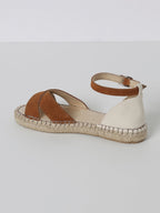 Espadrille - Marron Clair Uni - Fille