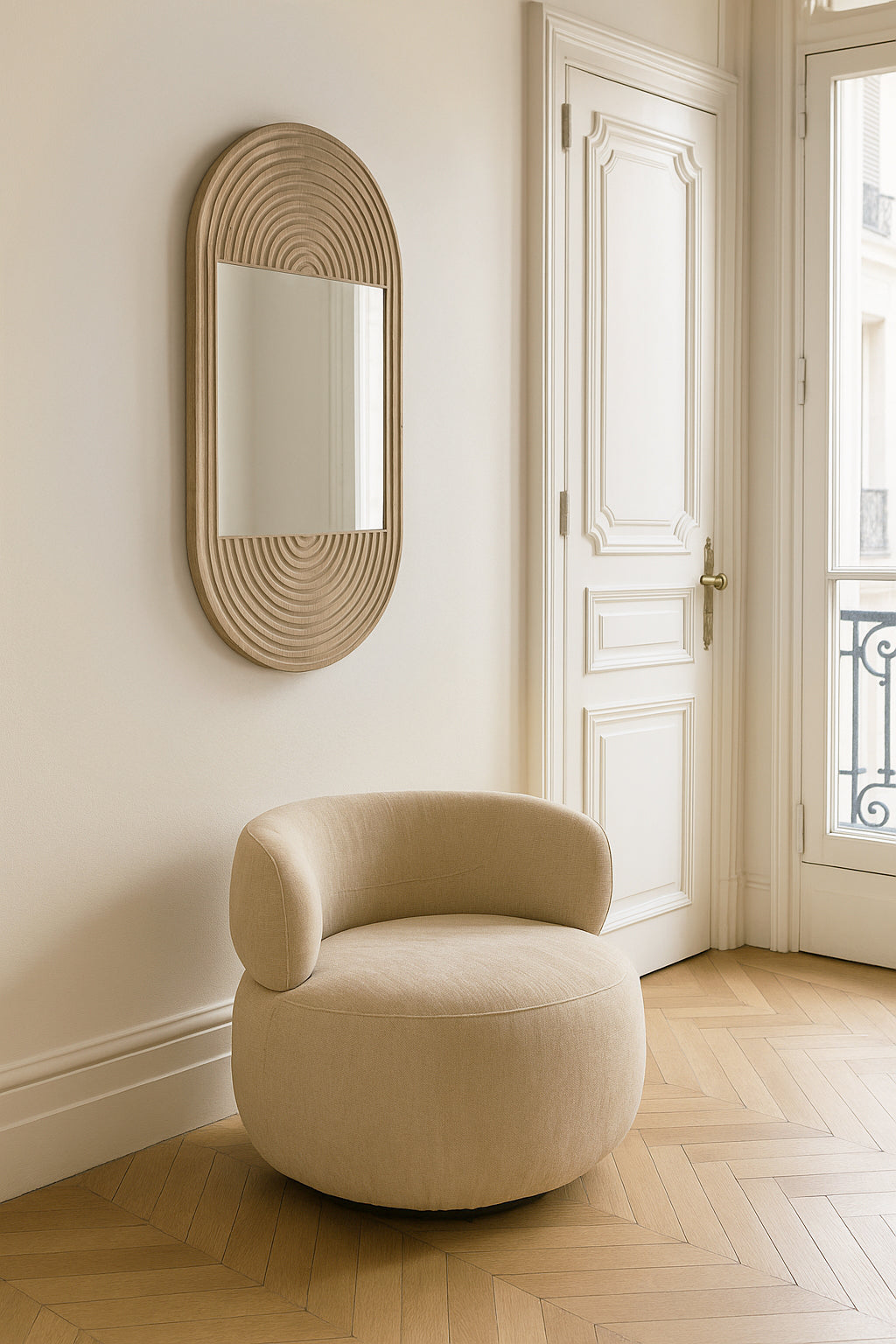 Kristen - Miroir - Pin Recyclé