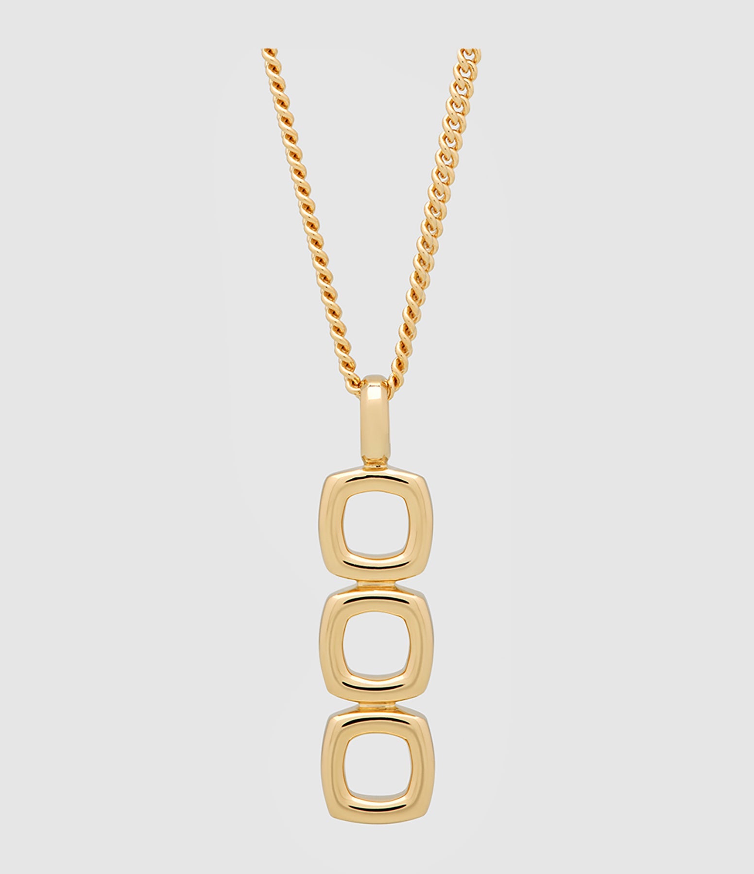 Tom Wood - Collier Mini Pendant Open Doré 50Cm - Unisexe
