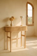 Hector - Console - Bois De Pin - Naturel