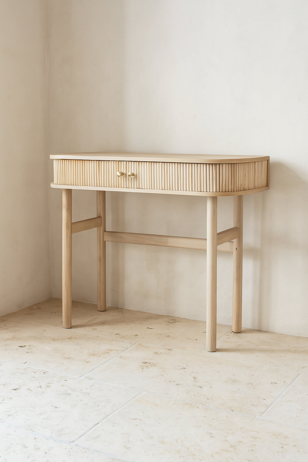 Hector - Console - Bois De Pin - Naturel