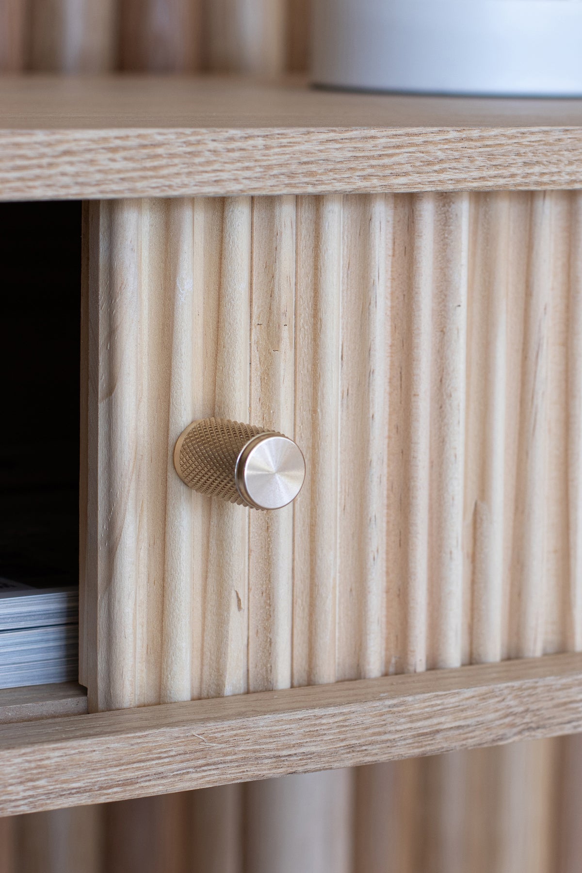 Hector - Console - Bois De Pin - Naturel