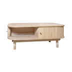Hector - Table Basse - Bois De Pin - Naturel