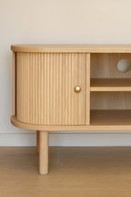 Hector - Meuble Tv - Bois De Pin - Naturel