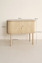 Hector - Bahut - Bois De Pin - Naturel