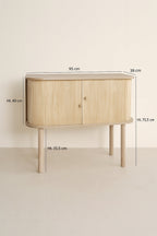 Hector - Bahut - Bois De Pin - Naturel