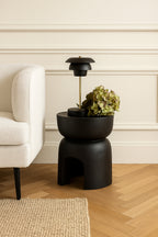 Tree - Meuble D'Appoint - Bois De Paulownia - Noir