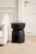 Tree - Meuble D'Appoint - Bois De Paulownia - Noir