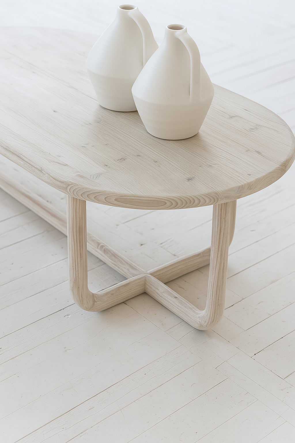 Kristen - Table Basse - Pin Recyclé