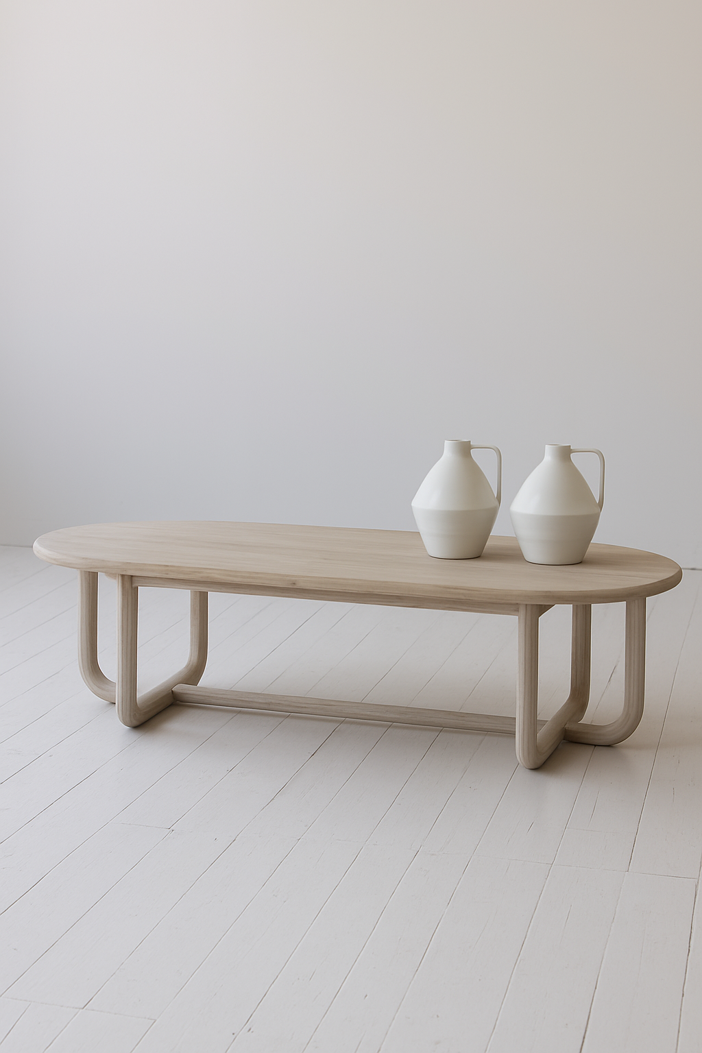 Kristen - Table Basse - Pin Recyclé