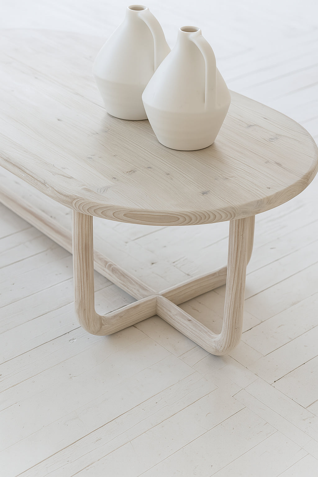 Kristen - Table Basse - Pin Recyclé